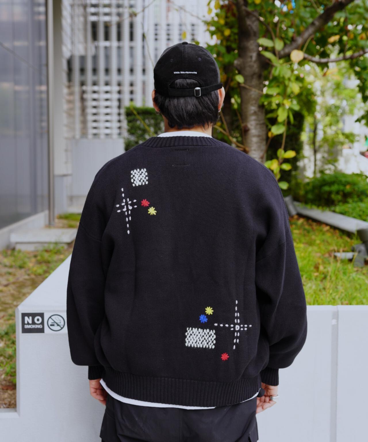 B omnivore/ビーオムニボー HAND STITCH CARDIGAN ハンドステッチカーディガン