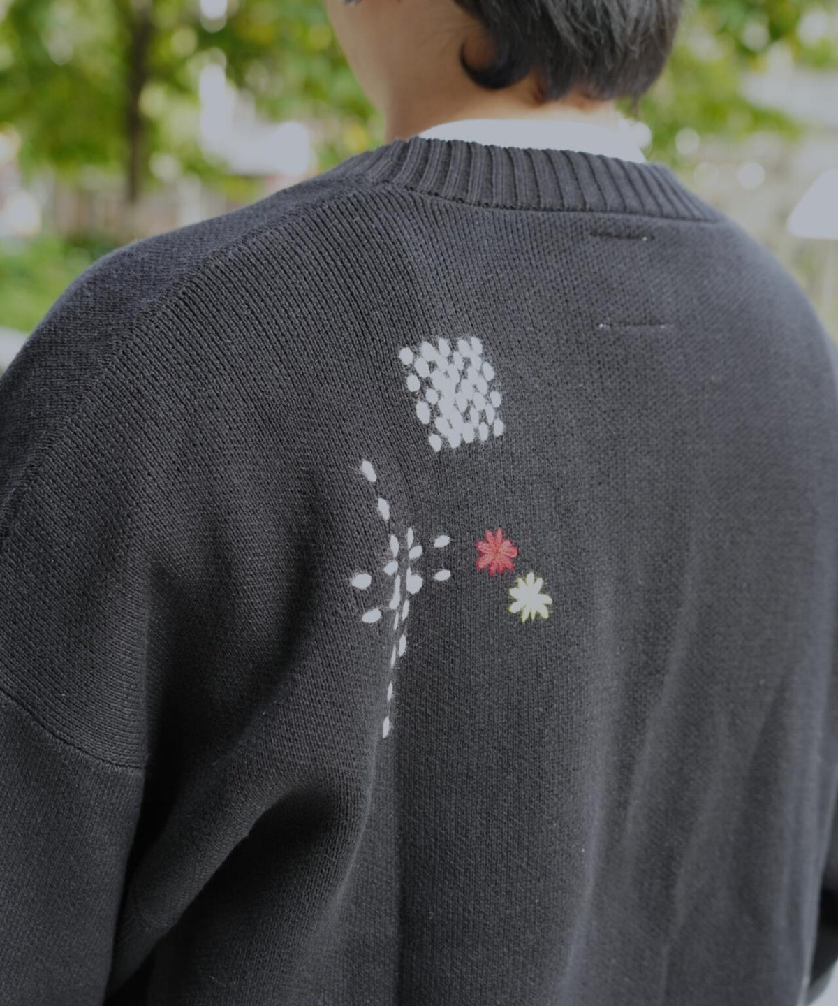 B omnivore/ビーオムニボー HAND STITCH CARDIGAN ハンドステッチカーディガン