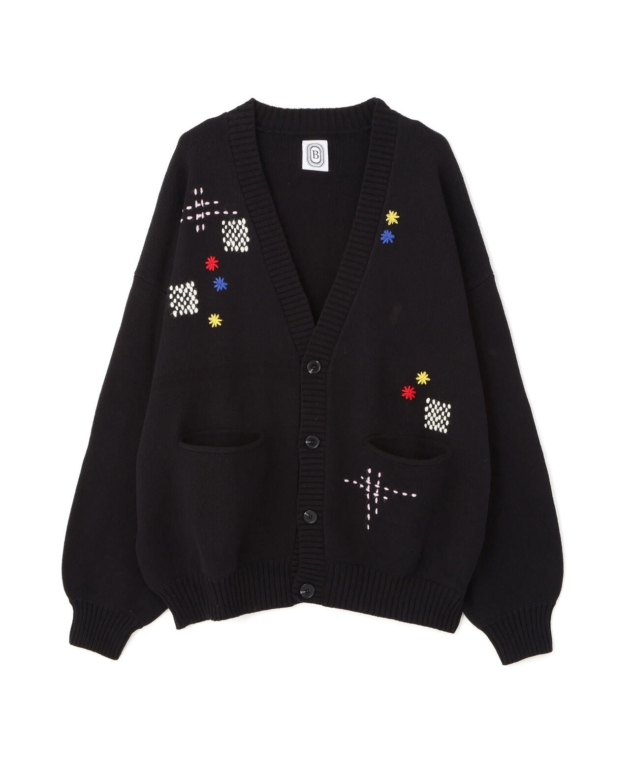 B omnivore/ビーオムニボー HAND STITCH CARDIGAN ハンドステッチカーディガン