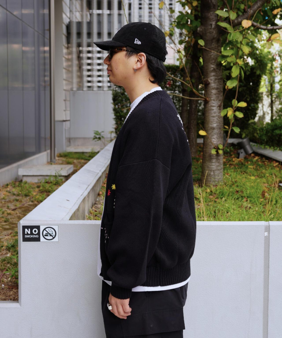 B omnivore/ビーオムニボー HAND STITCH CARDIGAN ハンドステッチカーディガン