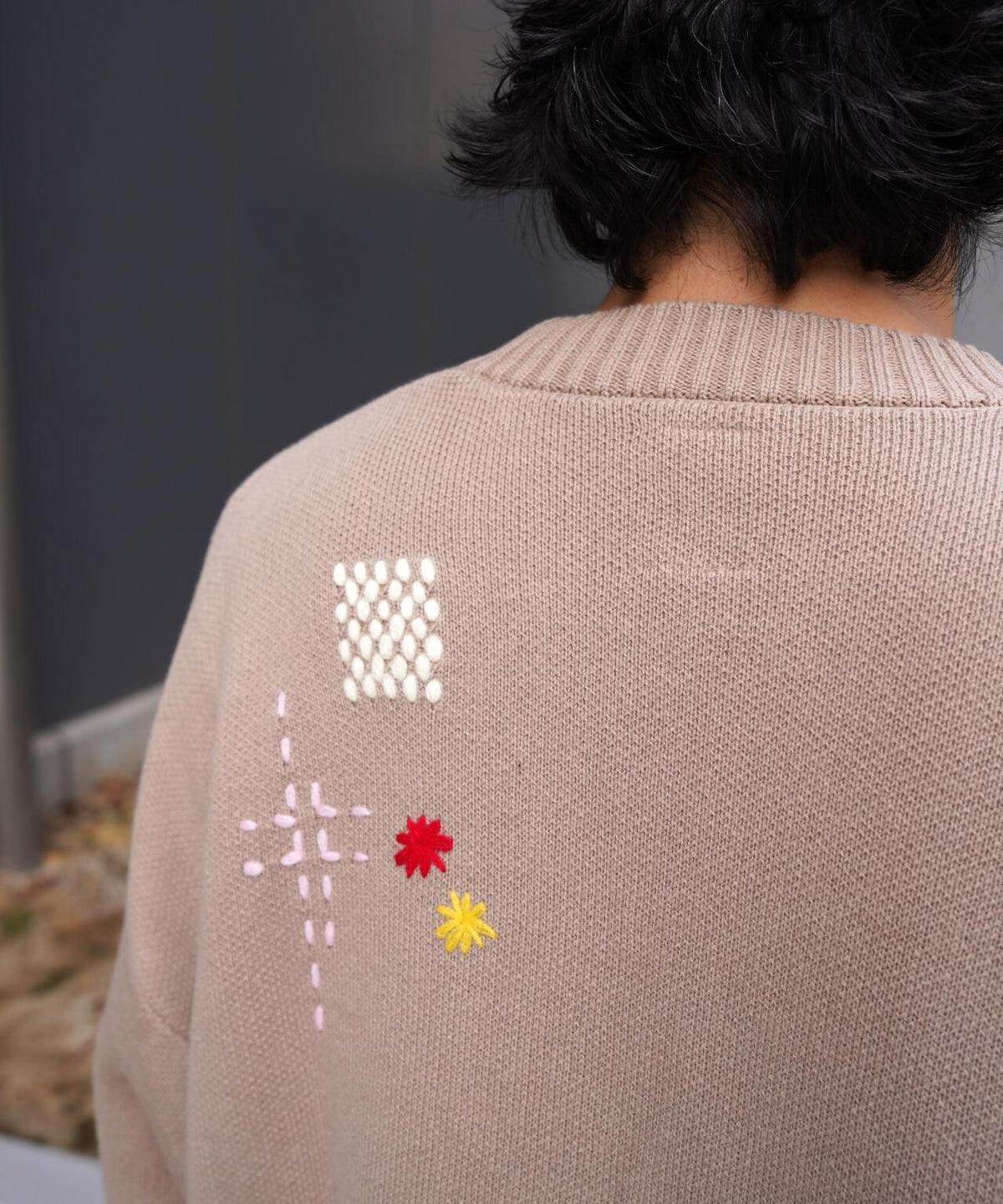 B omnivore/ビーオムニボー HAND STITCH CARDIGAN ハンドステッチカーディガン