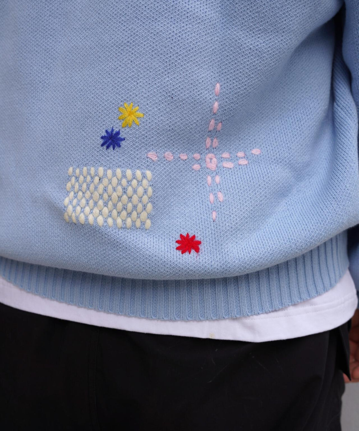 B omnivore/ビーオムニボー HAND STITCH CARDIGAN ハンドステッチカーディガン