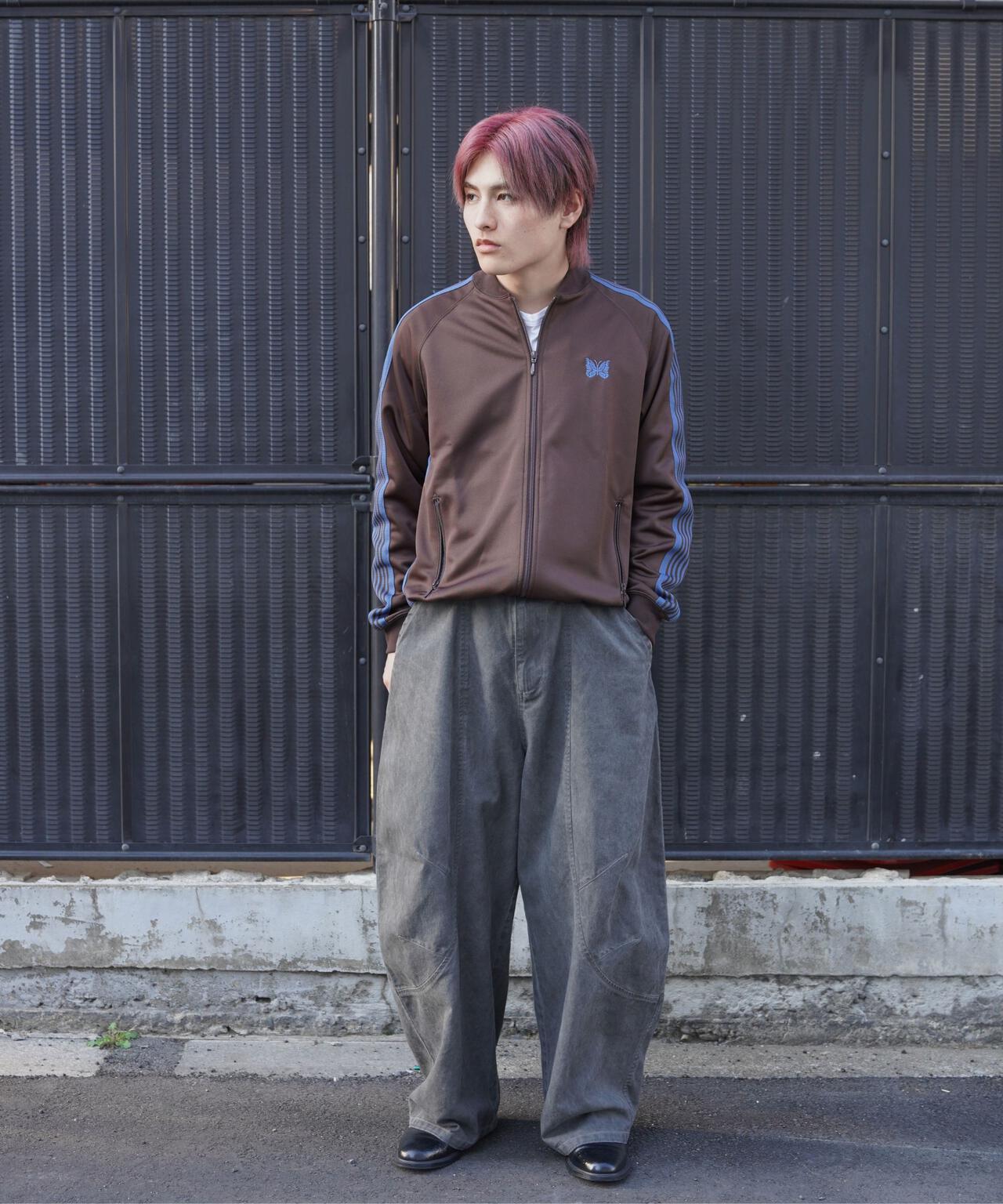 Needles/ニードルズ 別注Rib Collar Track Jacket - Poly Smooth