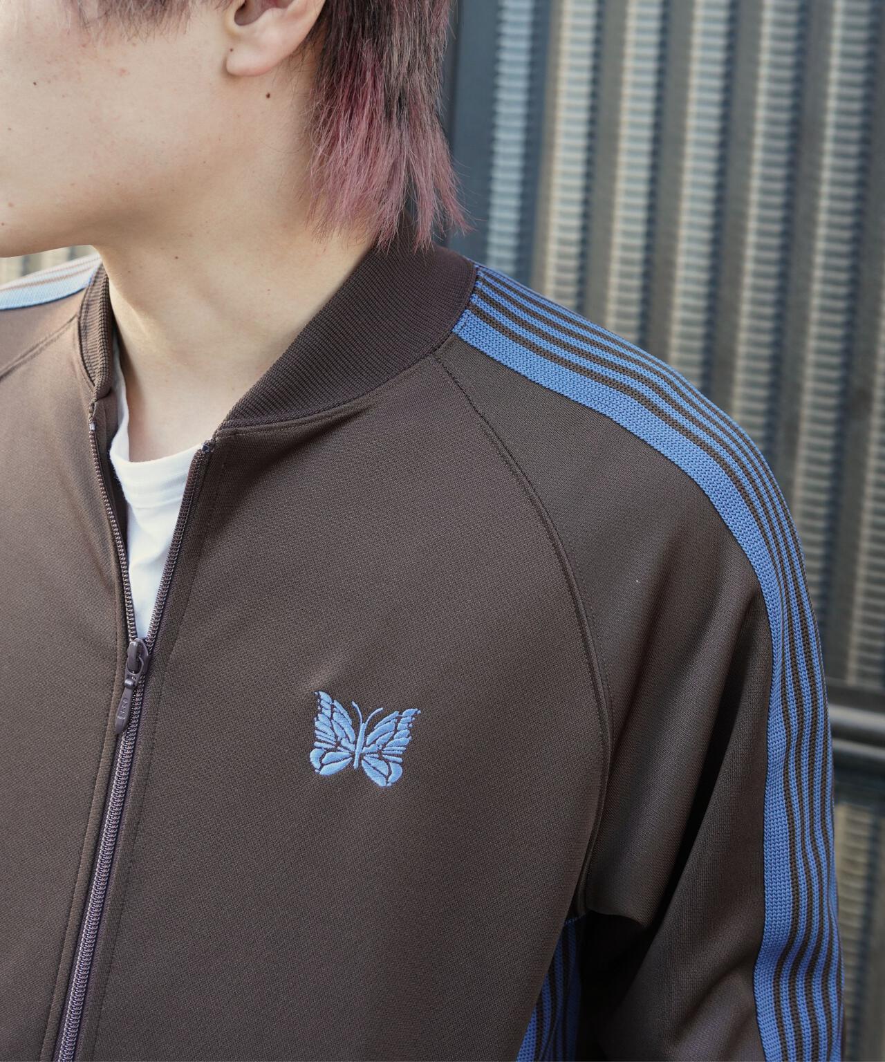 Needles/ニードルズ 別注Rib Collar Track Jacket - Poly Smooth