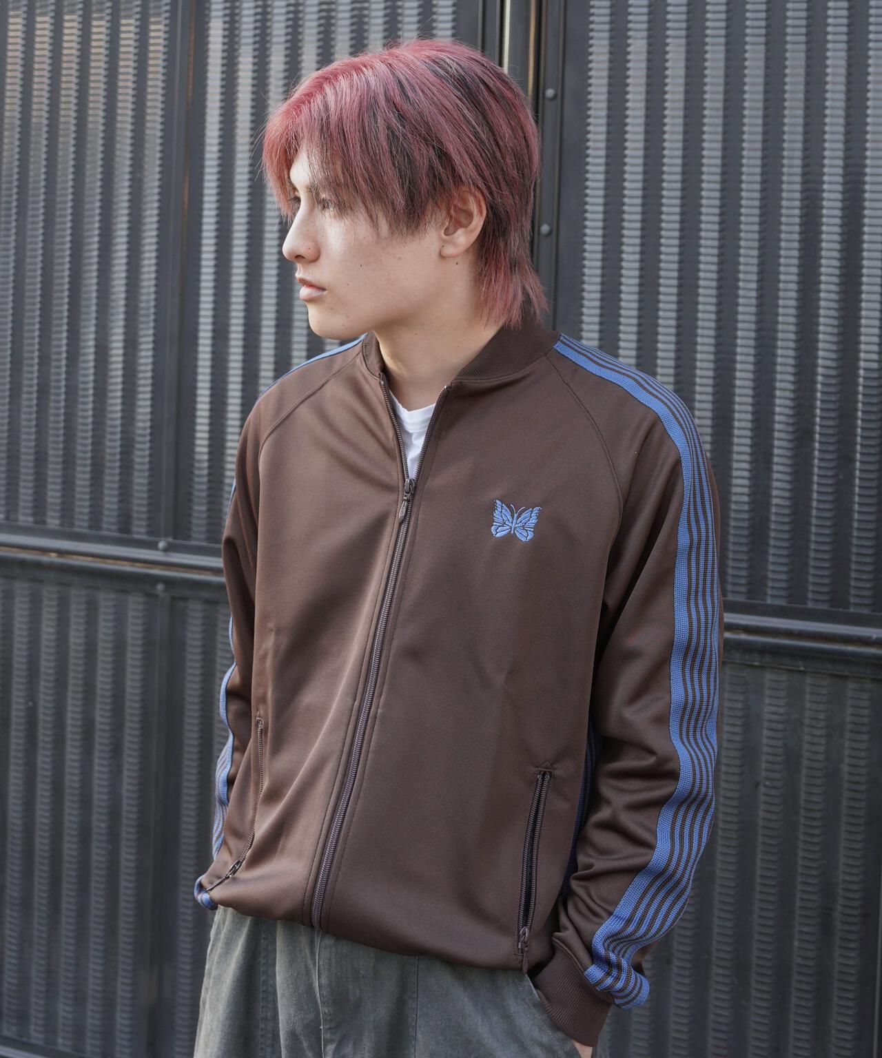 Needles/ニードルズ 別注Rib Collar Track Jacket - Poly Smooth