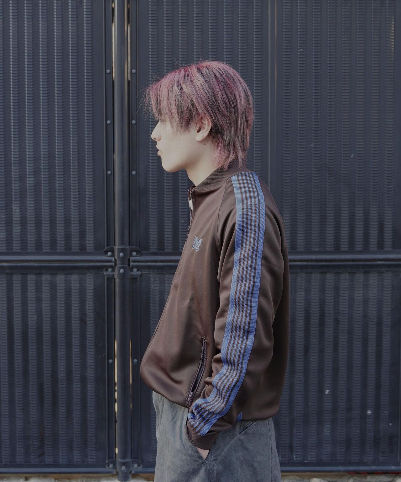 Needles/ニードルズ 別注Rib Collar Track Jacket - Poly Smooth