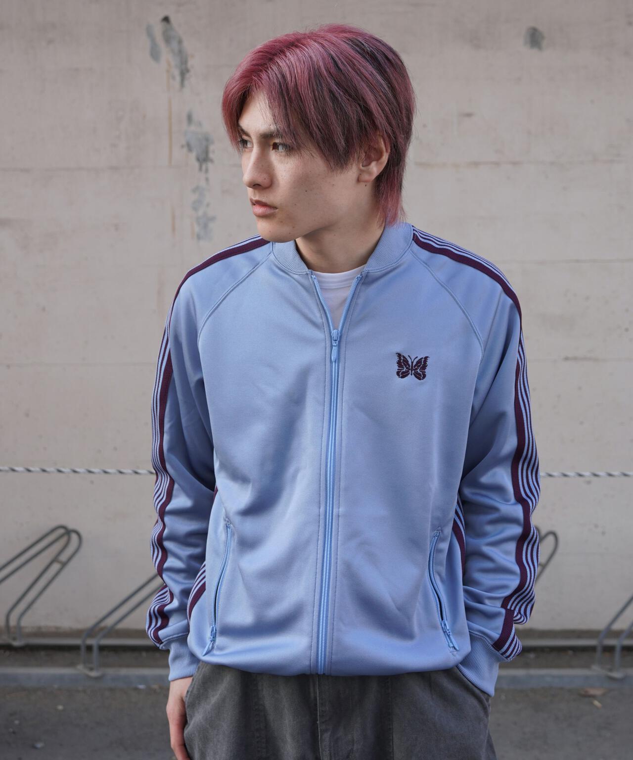 Needles/ニードルズ 別注Rib Collar Track Jacket - Poly Smooth