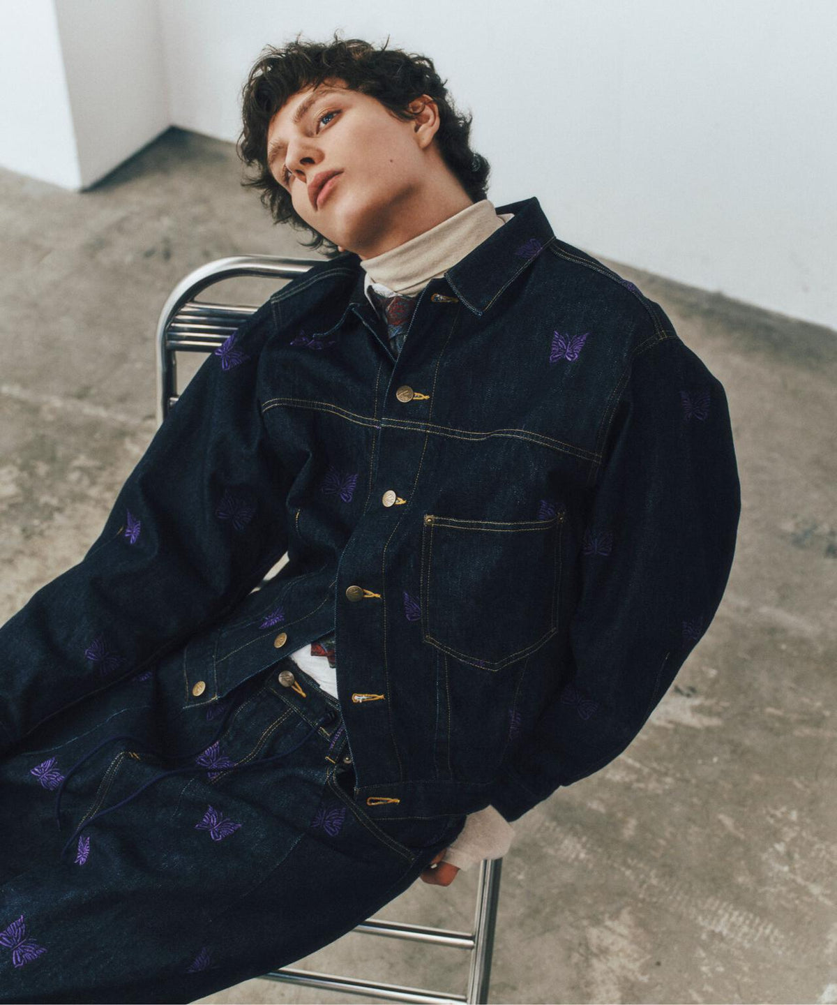 Needles/ニードルズ 別注Darts Bottom Jean Jacket - 12oz Denim