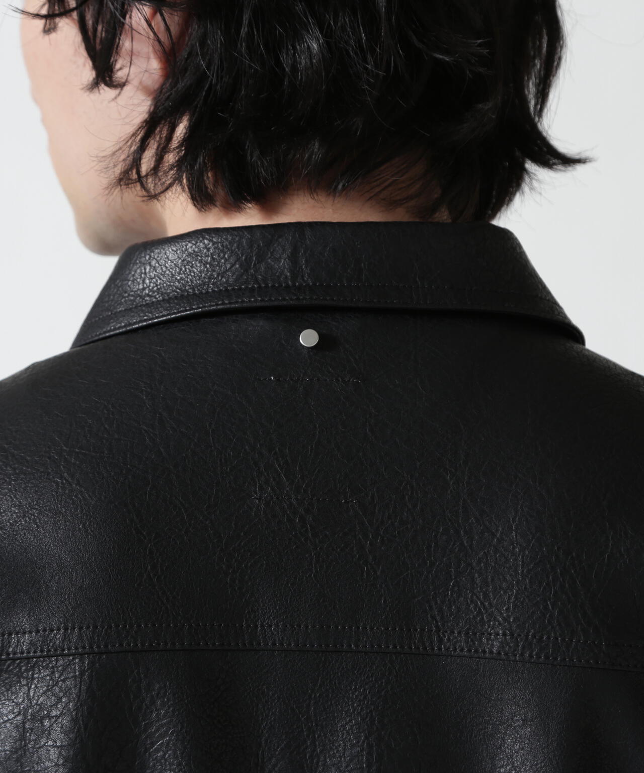 B omnivore/ビーオムニボー FAUX LEATHER BLOUSON