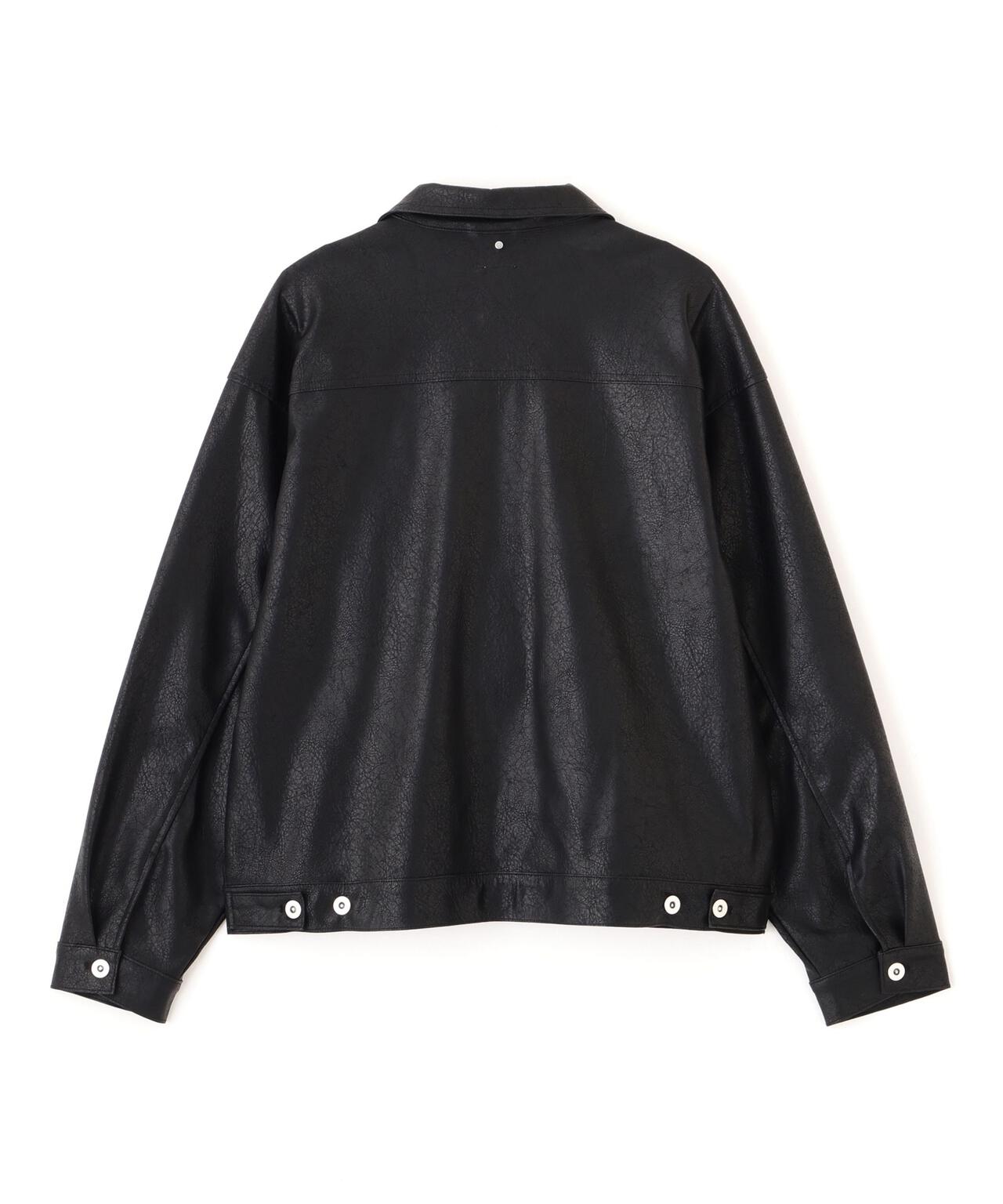 B omnivore/ビーオムニボー FAUX LEATHER BLOUSON