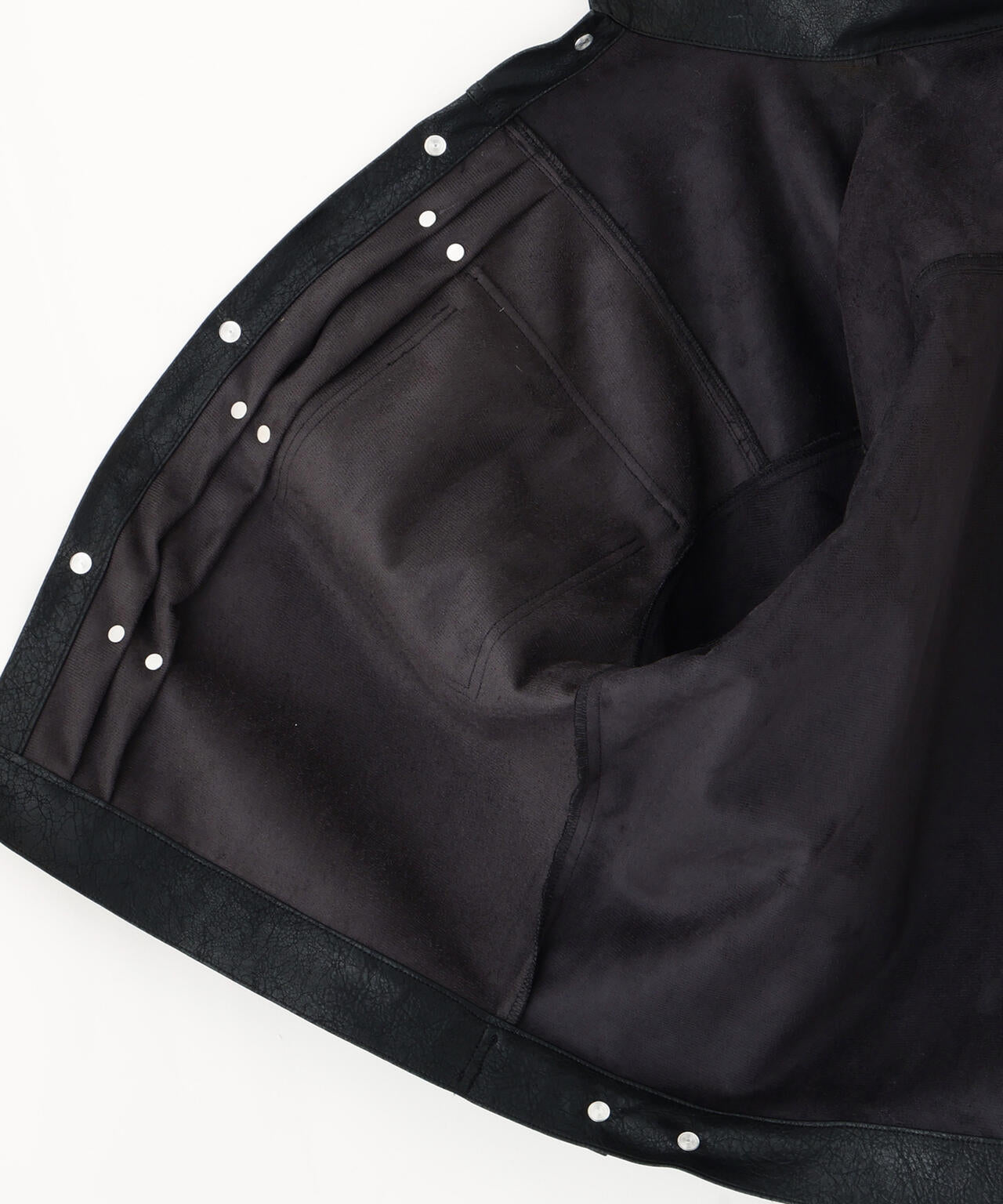 B omnivore/ビーオムニボー FAUX LEATHER BLOUSON
