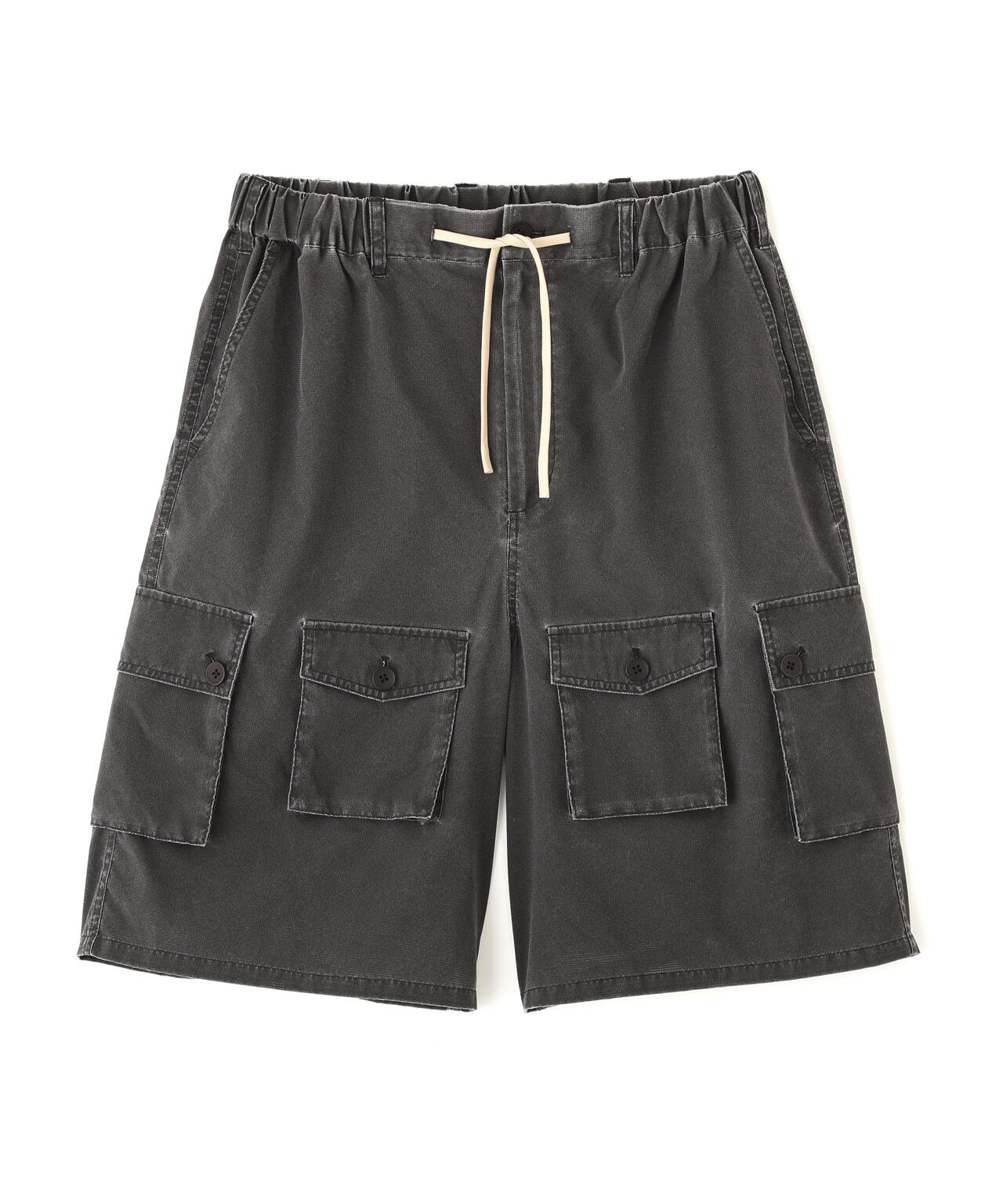 B omnivore/ビーオムニボー PIGMENT WIND CLOTH W CARGO SHORTS