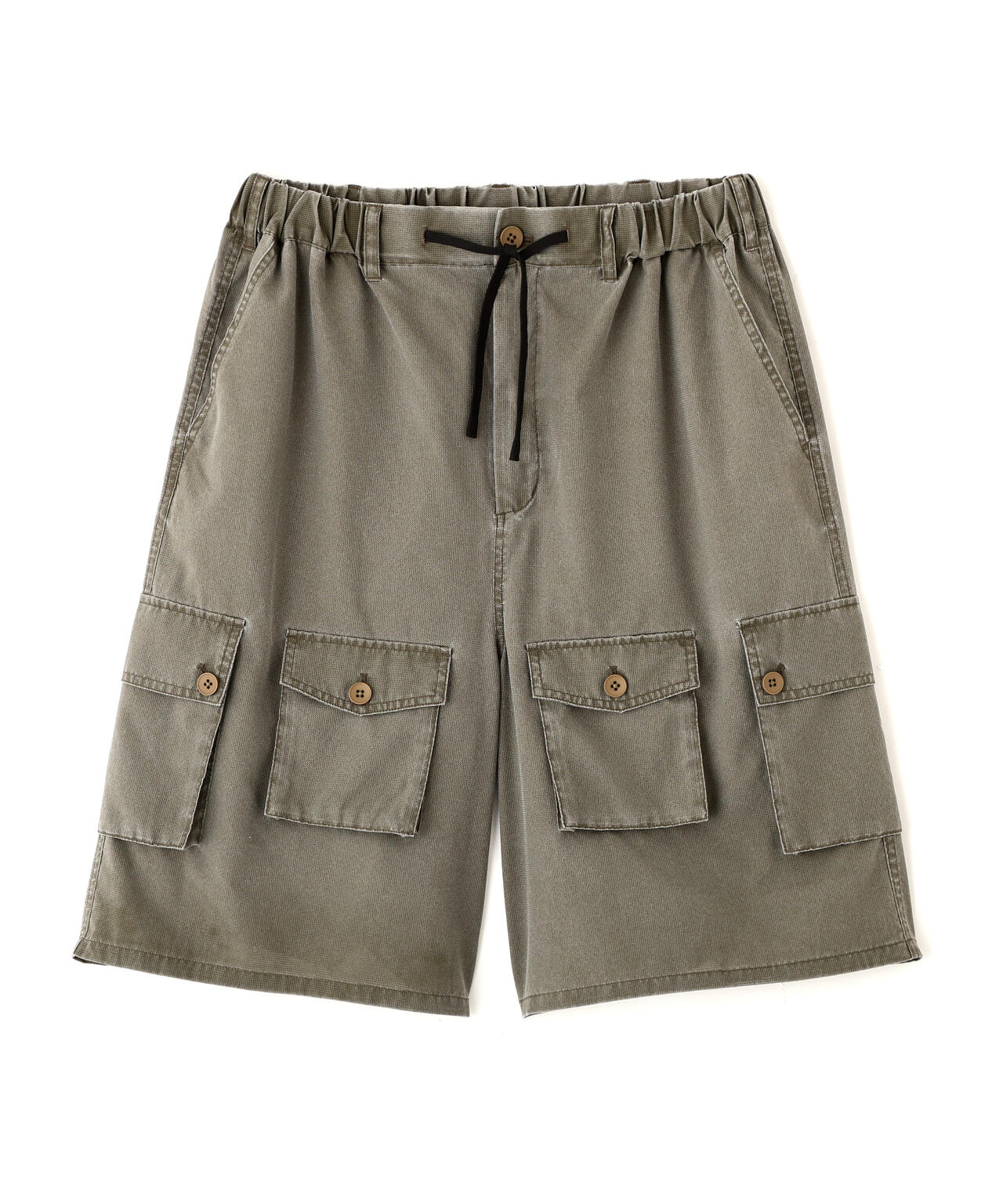 B omnivore/ビーオムニボー PIGMENT WIND CLOTH W CARGO SHORTS