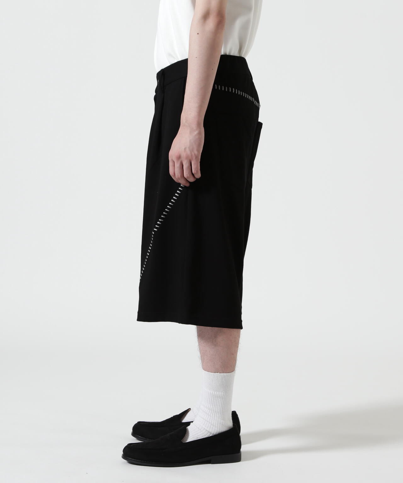 B omnivore/ビーオムニボー STITCH SHORTS ステッチショーツ