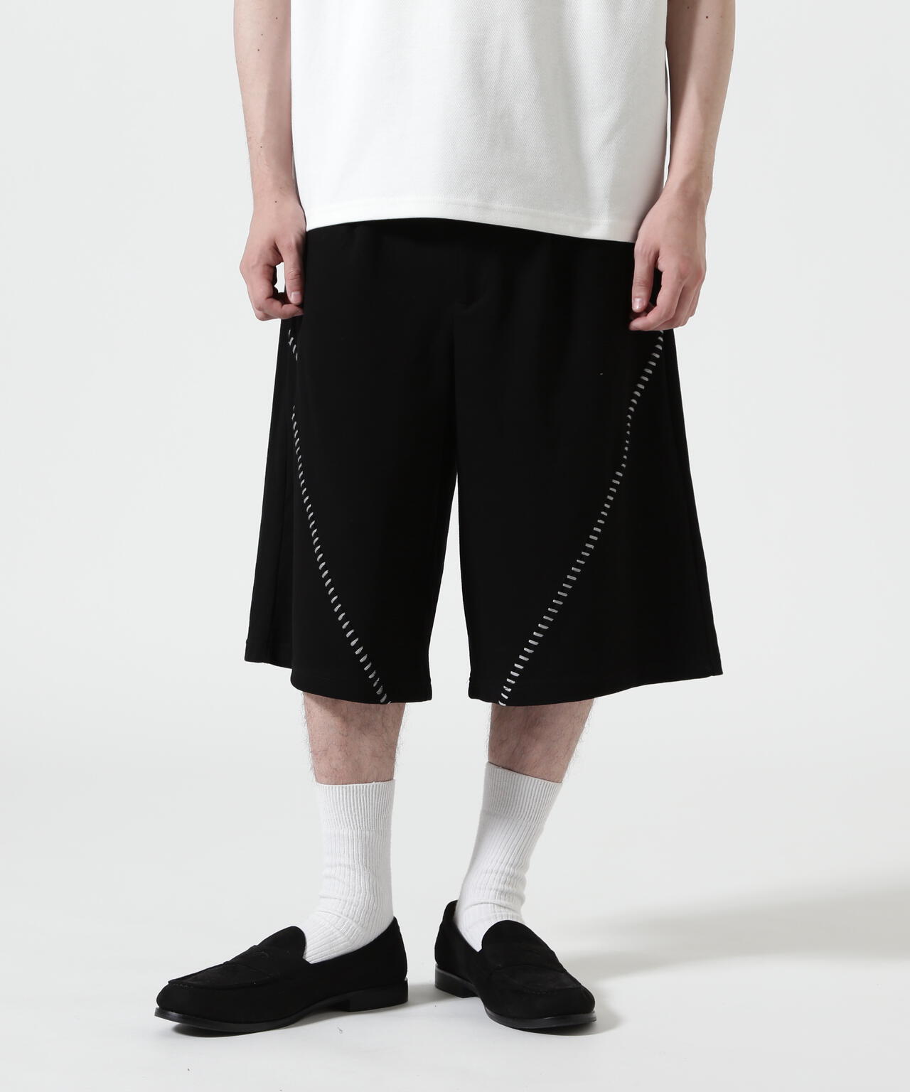 B omnivore/ビーオムニボー STITCH SHORTS ステッチショーツ