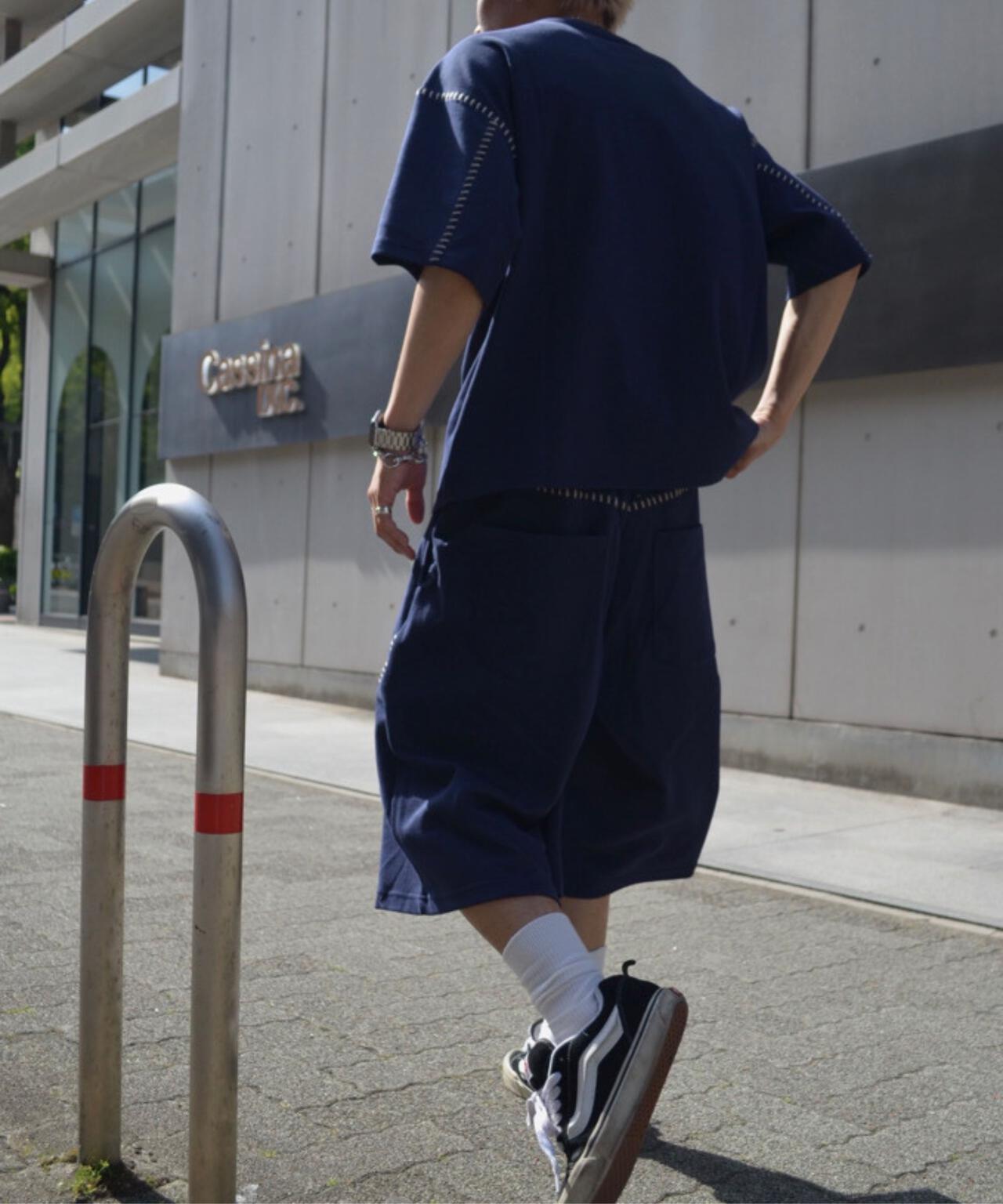 B omnivore/ビーオムニボー STITCH SHORTS ステッチショーツ