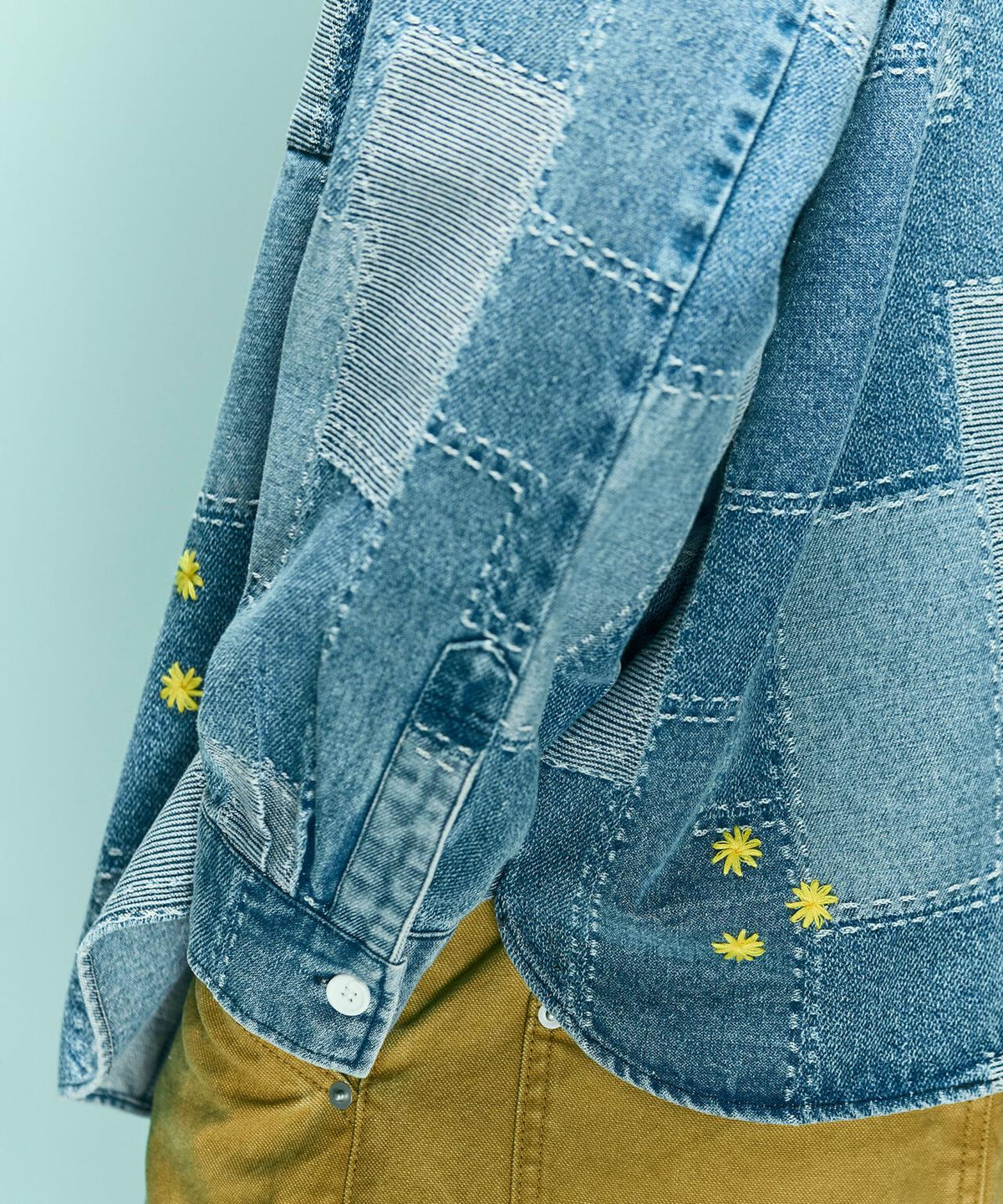 B omnivore/ビーオムニボー HANDSTITCH DENIM SHIRT 2