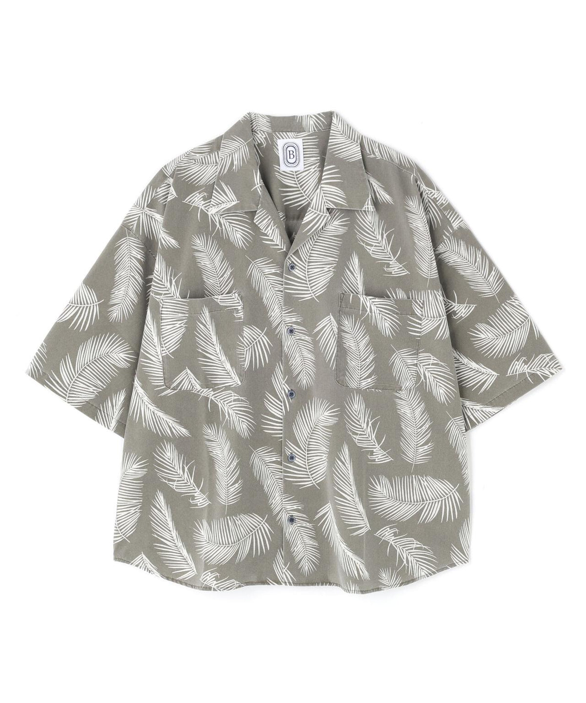 B omnivore/ビーオムニボー PIGMENT WIND CLOTH SHIRT ピグメントウインドクロスシャツ