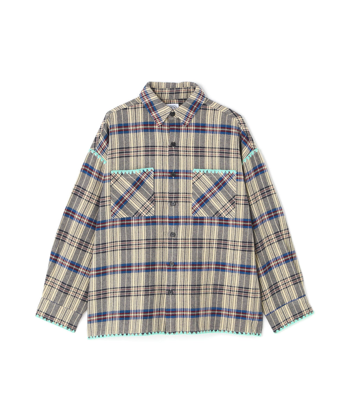 B omnivore/ビーオムニボー HAND STITCH FLANNEL ハンドステッチフランネルシャツ