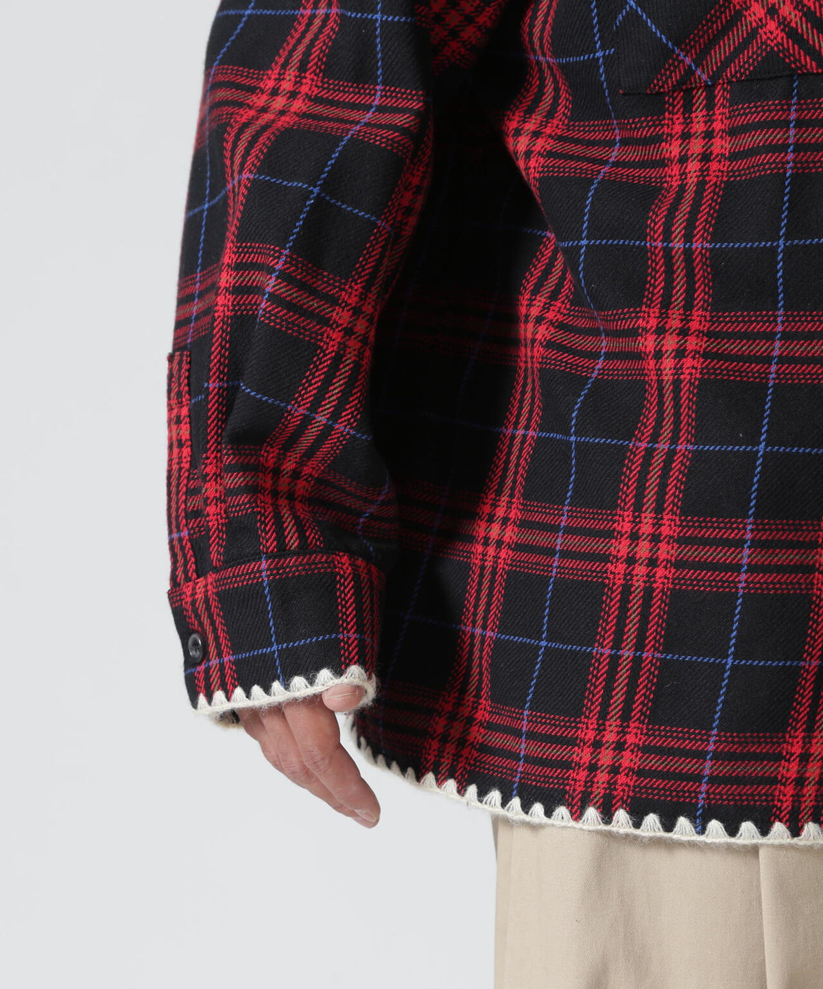 B omnivore/ビーオムニボー HAND STITCH FLANNEL ハンドステッチフランネルシャツ