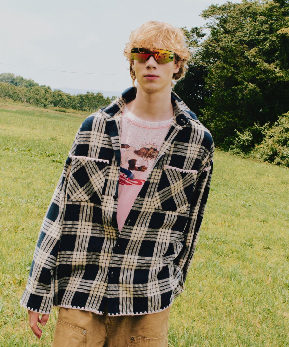 B omnivore/ビーオムニボー HAND STITCH FLANNEL ハンドステッチフランネルシャツ
