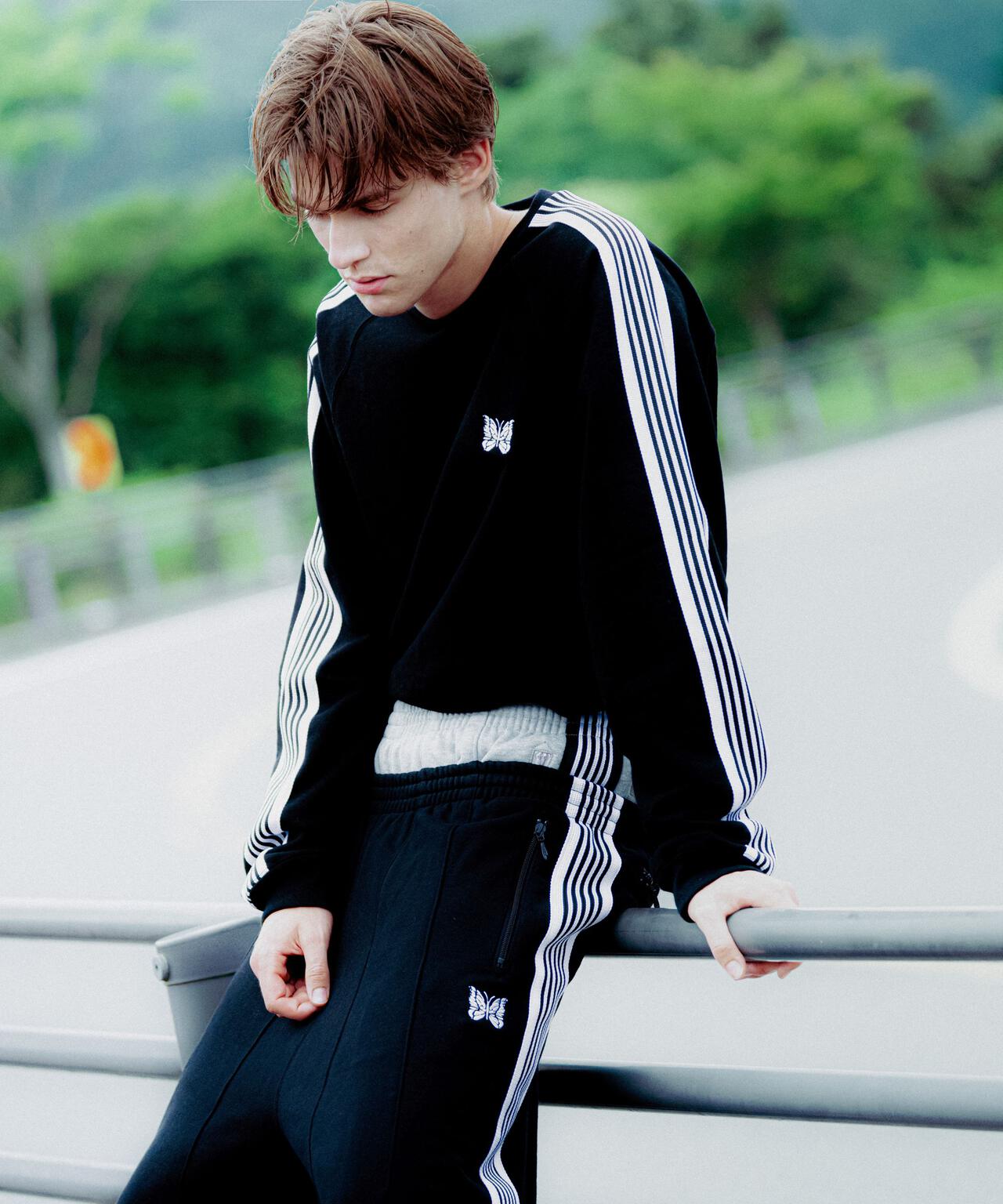 Needles/ニードルズ 別注Track Crew Neck Shirt - Cotton Jersey