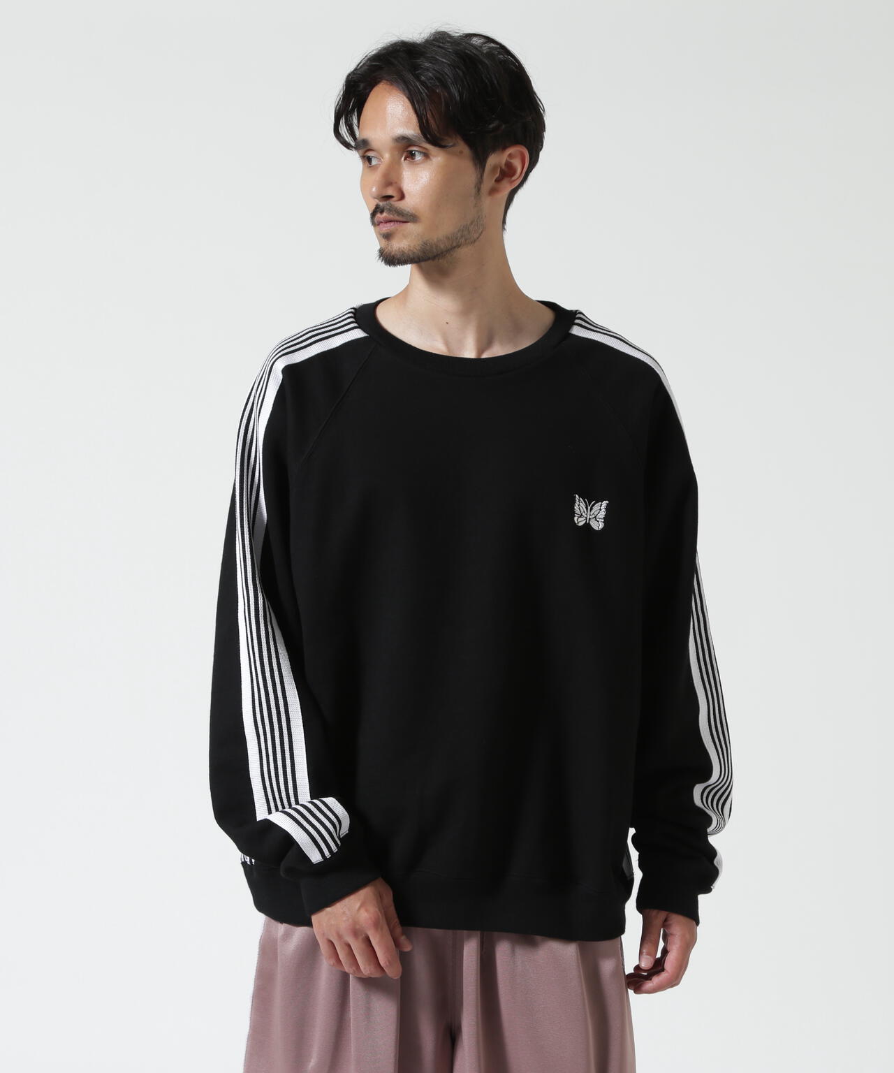 Needles/ニードルズ 別注Track Crew Neck Shirt - Cotton Jersey