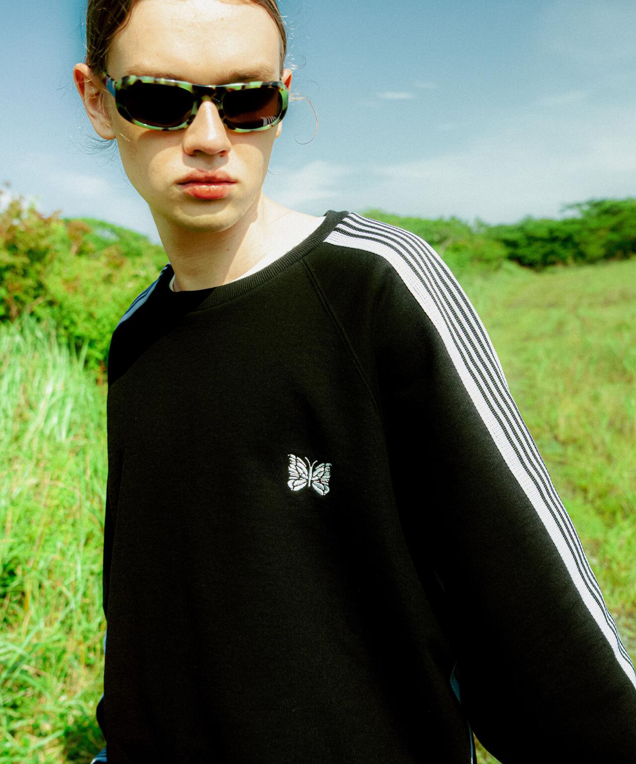 Needles/ニードルズ 別注Track Crew Neck Shirt - Cotton Jersey