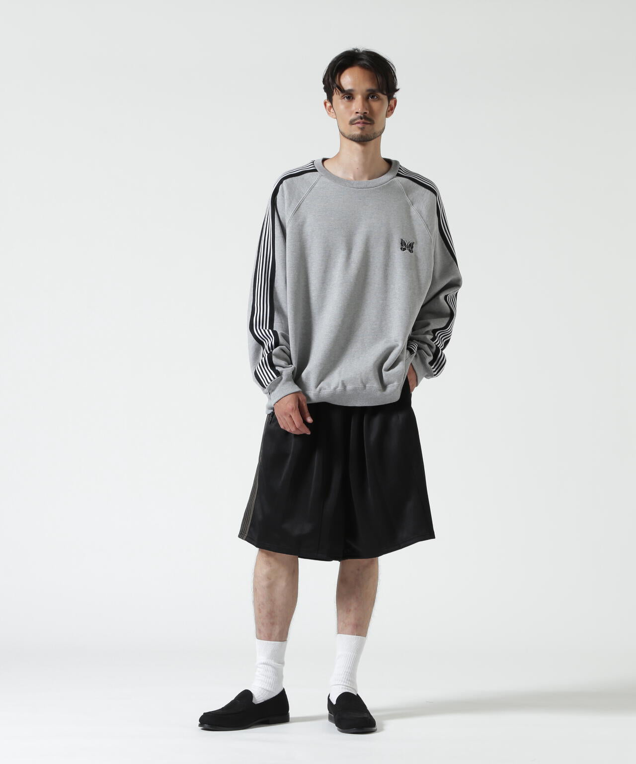 Needles/ニードルズ 別注Track Crew Neck Shirt - Cotton Jersey
