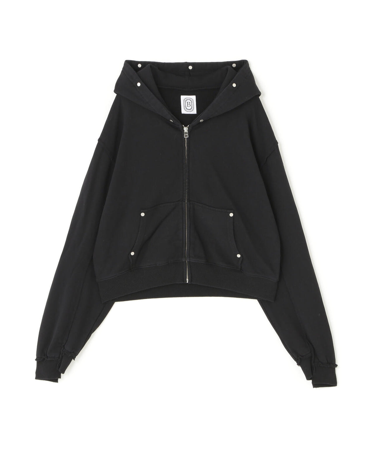 B omnivore/ビーオムニボー FUR SWEAT HOODY レディース