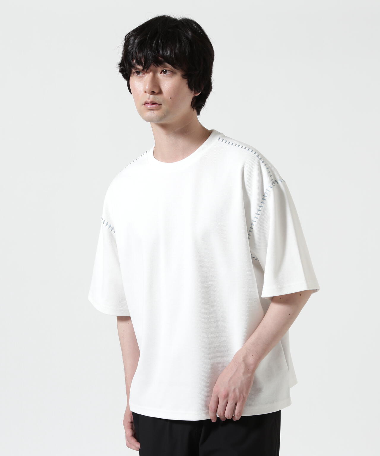B omnivore/ビーオムニボー STITCH TEE ステッチTシャツ