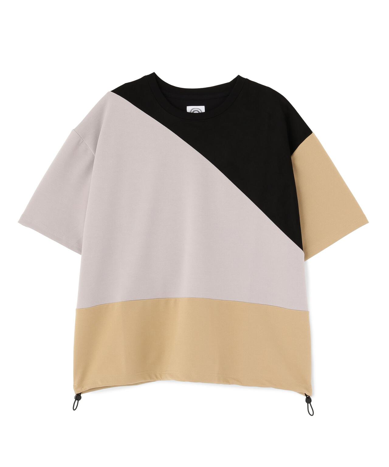 B omnivore/ビーオムニボー PANEL TEE パネル切り替えTEE