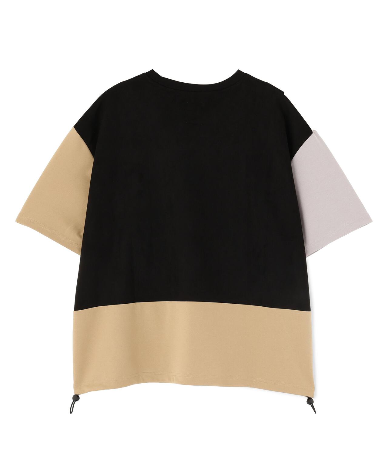 B omnivore/ビーオムニボー PANEL TEE パネル切り替えTEE