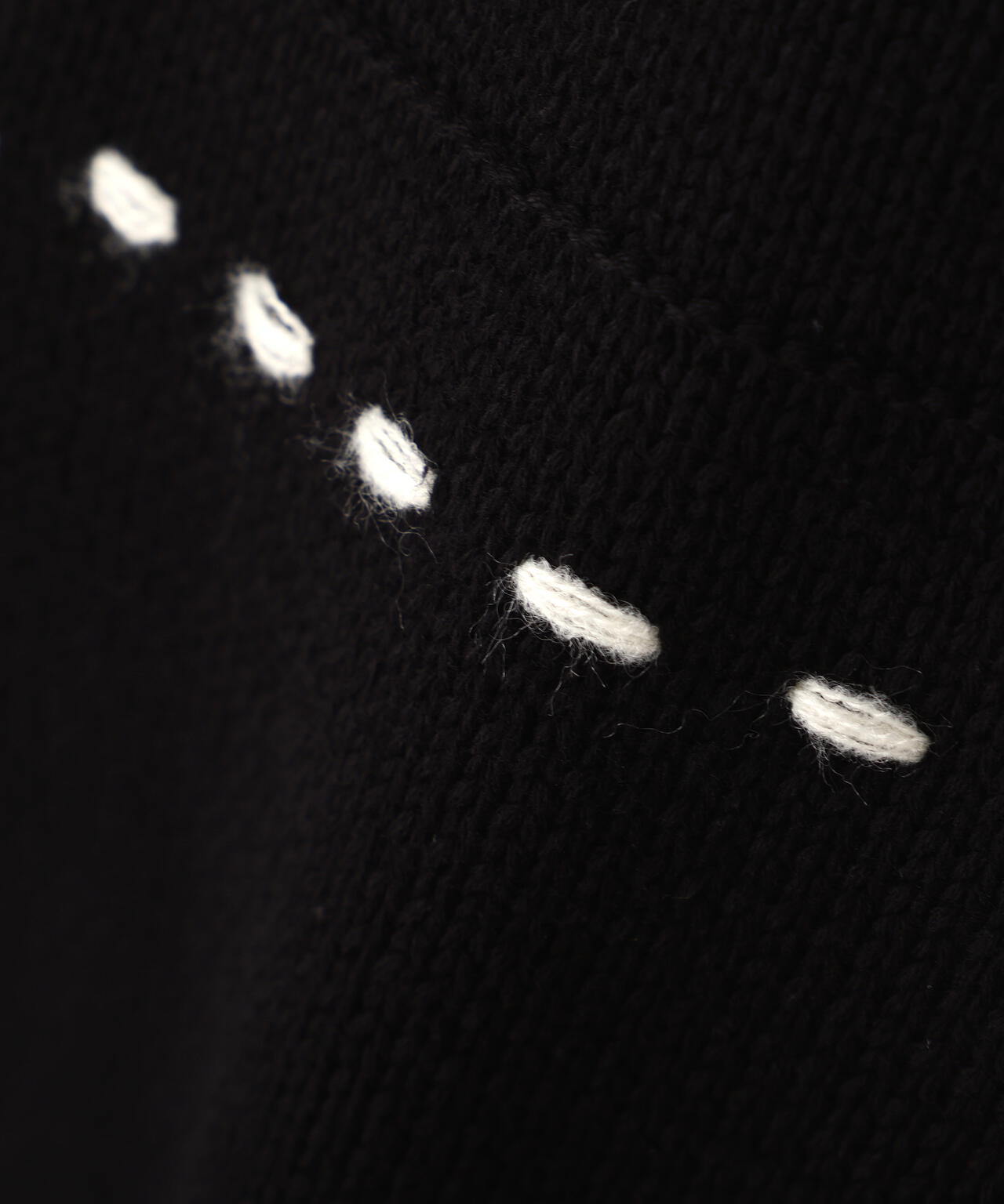 B omnivore/ビーオムニボー HANDSTITCH CABLE KNIT CREWNECK ハンドステッチケーブルニットクルーネック