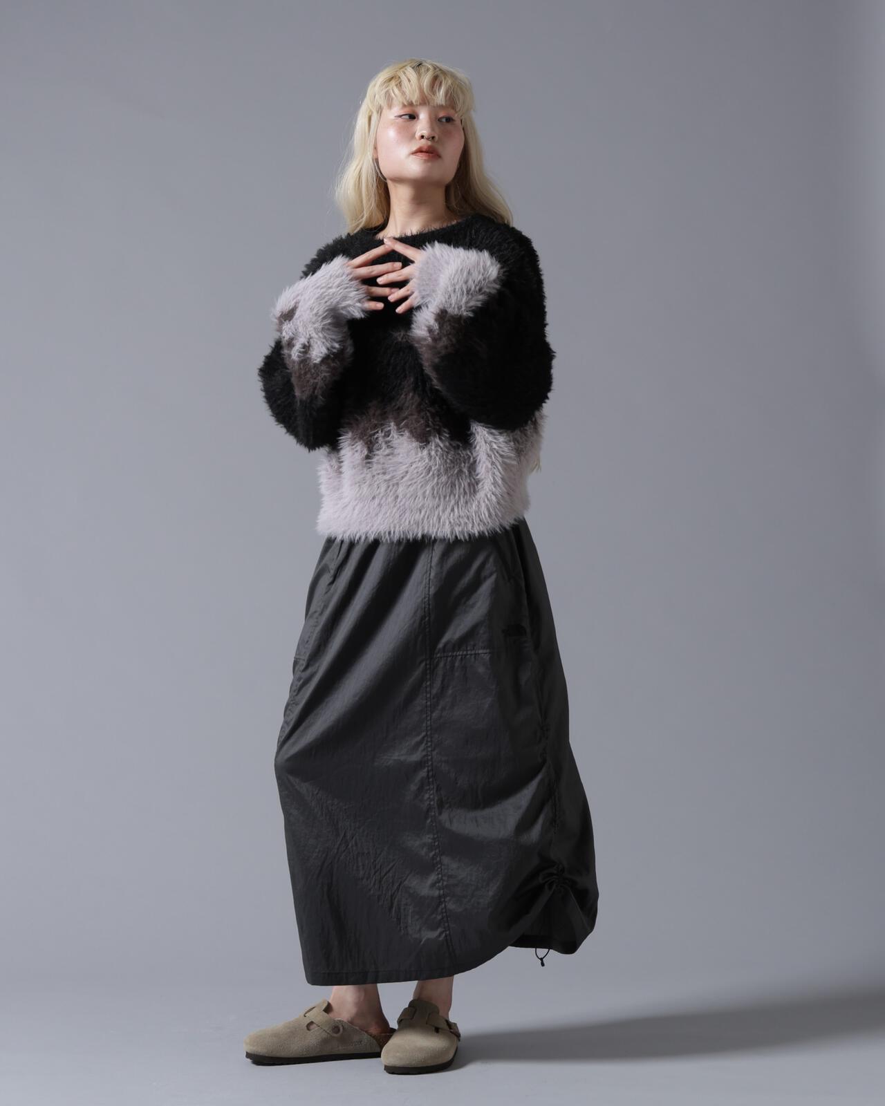 B omnivore/ビーオムニボー SHAGGY KNIT