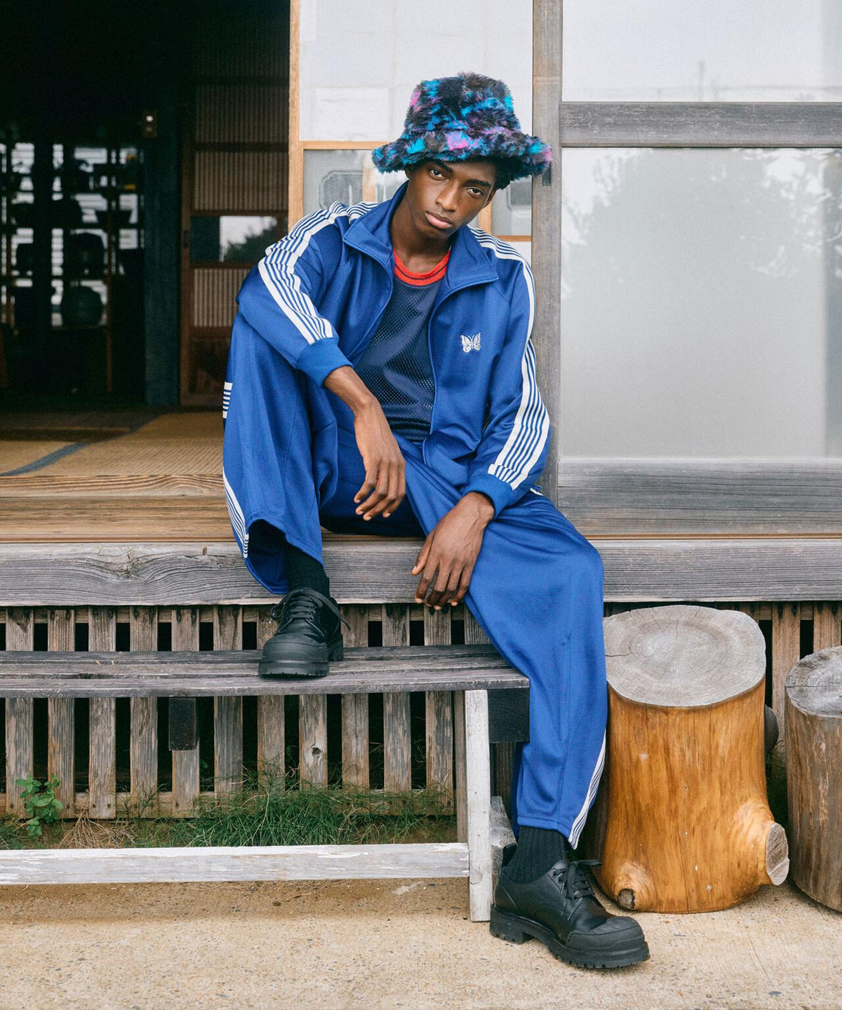 Needles/ニードルズ 別注Track Jacket - Poly Smooth