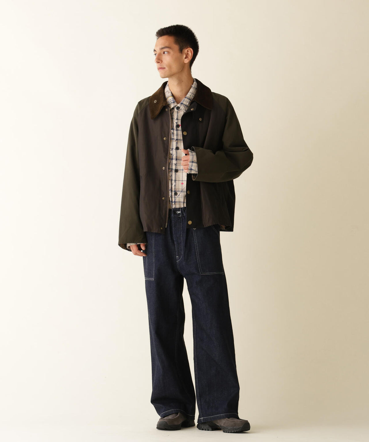 Barbour×BEAVER/バブアー×ビーバー 別注NO WAX OS TRANSPORT'26 別注トランスポート'26