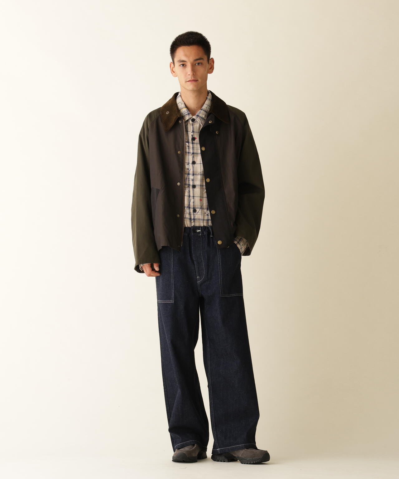 Barbour×BEAVER/バブアー×ビーバー 別注NO WAX OS TRANSPORT'26 別注トランスポート'26