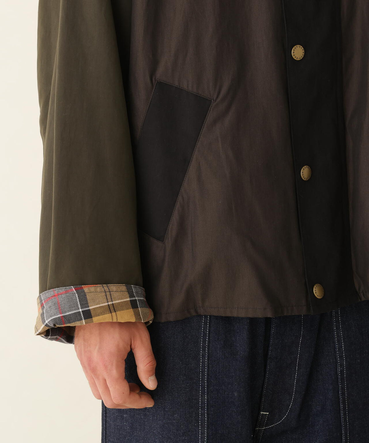 Barbour×BEAVER/バブアー×ビーバー 別注NO WAX OS TRANSPORT'26 別注トランスポート'26