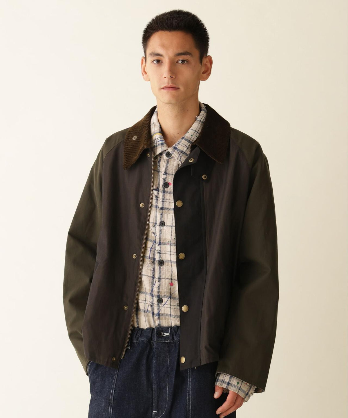Barbour×BEAVER/バブアー×ビーバー 別注NO WAX OS TRANSPORT'26 別注トランスポート'26