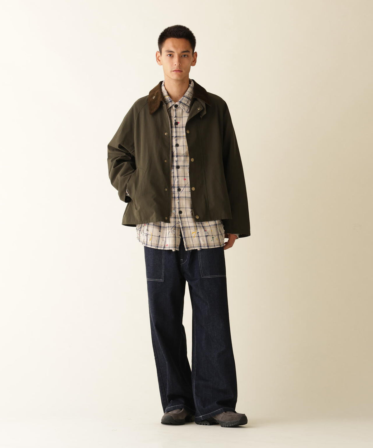 Barbour×BEAVER/バブアー×ビーバー 別注NO WAX OS TRANSPORT'26 別注トランスポート'26