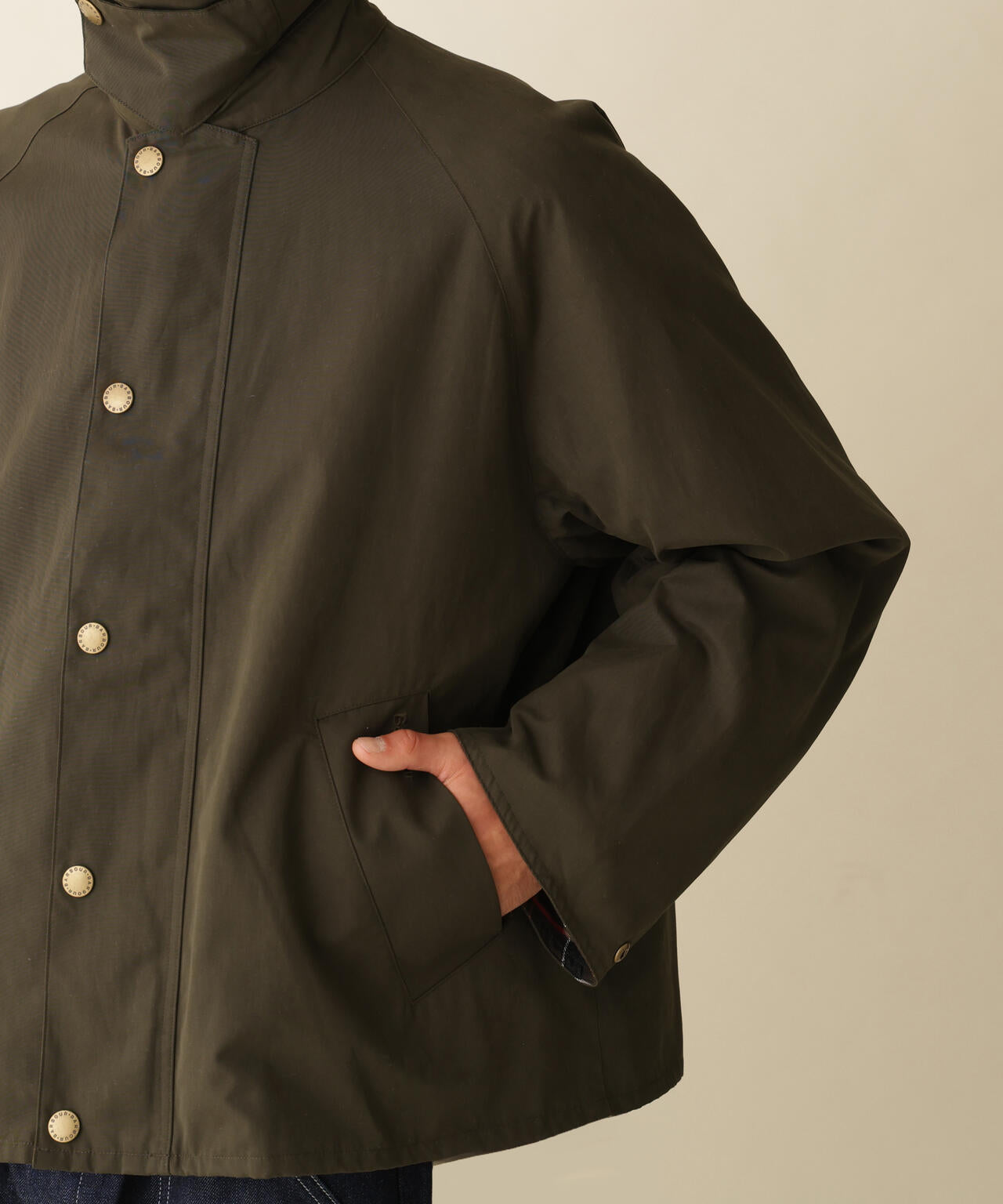 Barbour×BEAVER/バブアー×ビーバー 別注NO WAX OS TRANSPORT'26 別注トランスポート'26