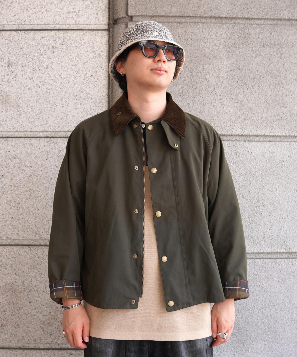 Barbour×BEAVER/バブアー×ビーバー 別注NO WAX OS TRANSPORT'26 別注トランスポート'26