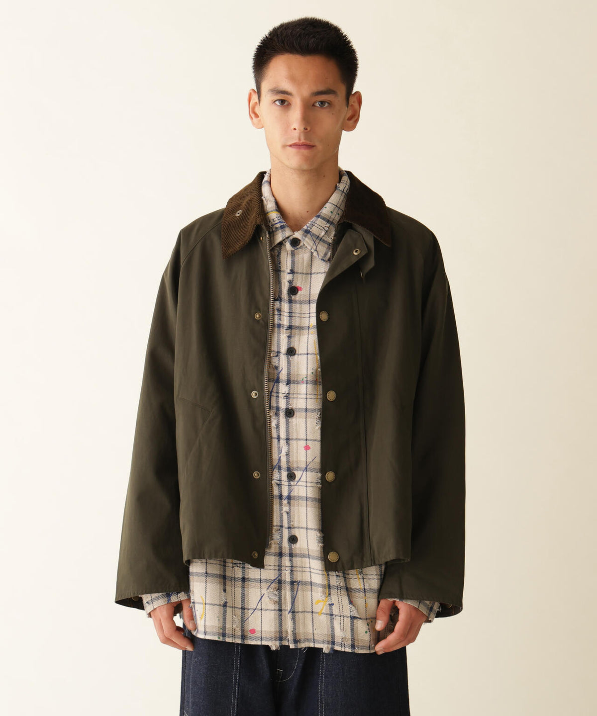 Barbour×BEAVER/バブアー×ビーバー 別注NO WAX OS TRANSPORT'26 別注トランスポート'26