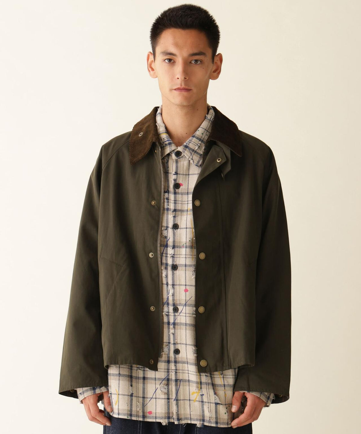 Barbour×BEAVER/バブアー×ビーバー 別注NO WAX OS TRANSPORT'26 別注トランスポート'26