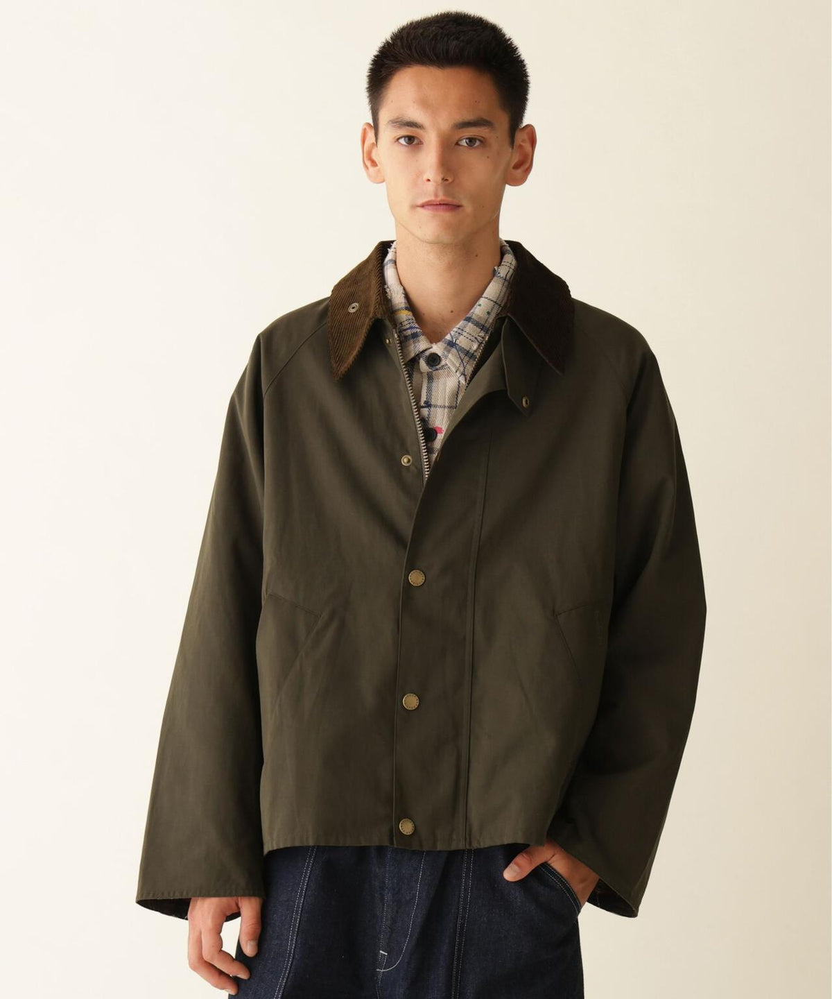 Barbour×BEAVER/バブアー×ビーバー 別注NO WAX OS TRANSPORT'26 別注トランスポート'26