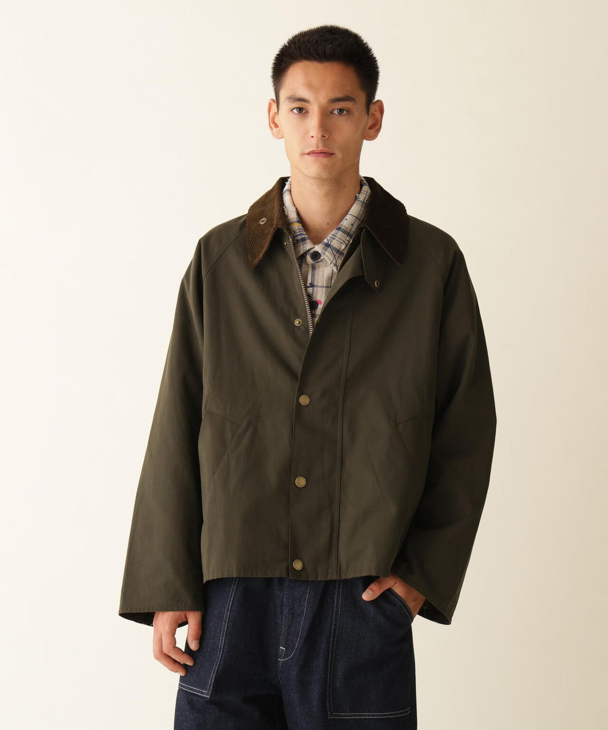 Barbour×BEAVER/バブアー×ビーバー 別注NO WAX OS TRANSPORT'26 別注トランスポート'26