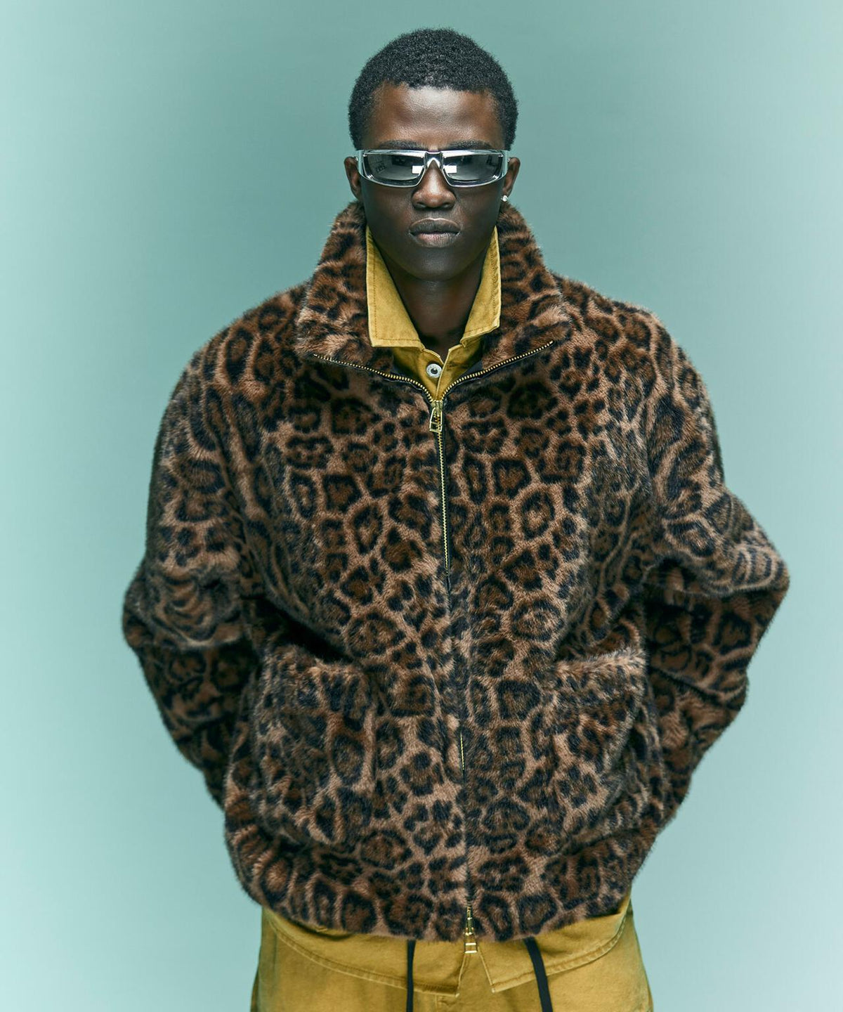 B omnivore/ビーオムニボー ECO FUR BLOUSON エコファーブルゾン