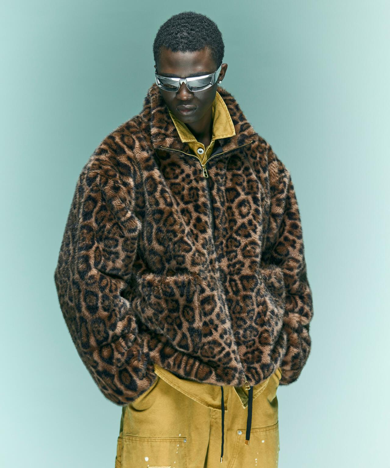 B omnivore/ビーオムニボー ECO FUR BLOUSON エコファーブルゾン