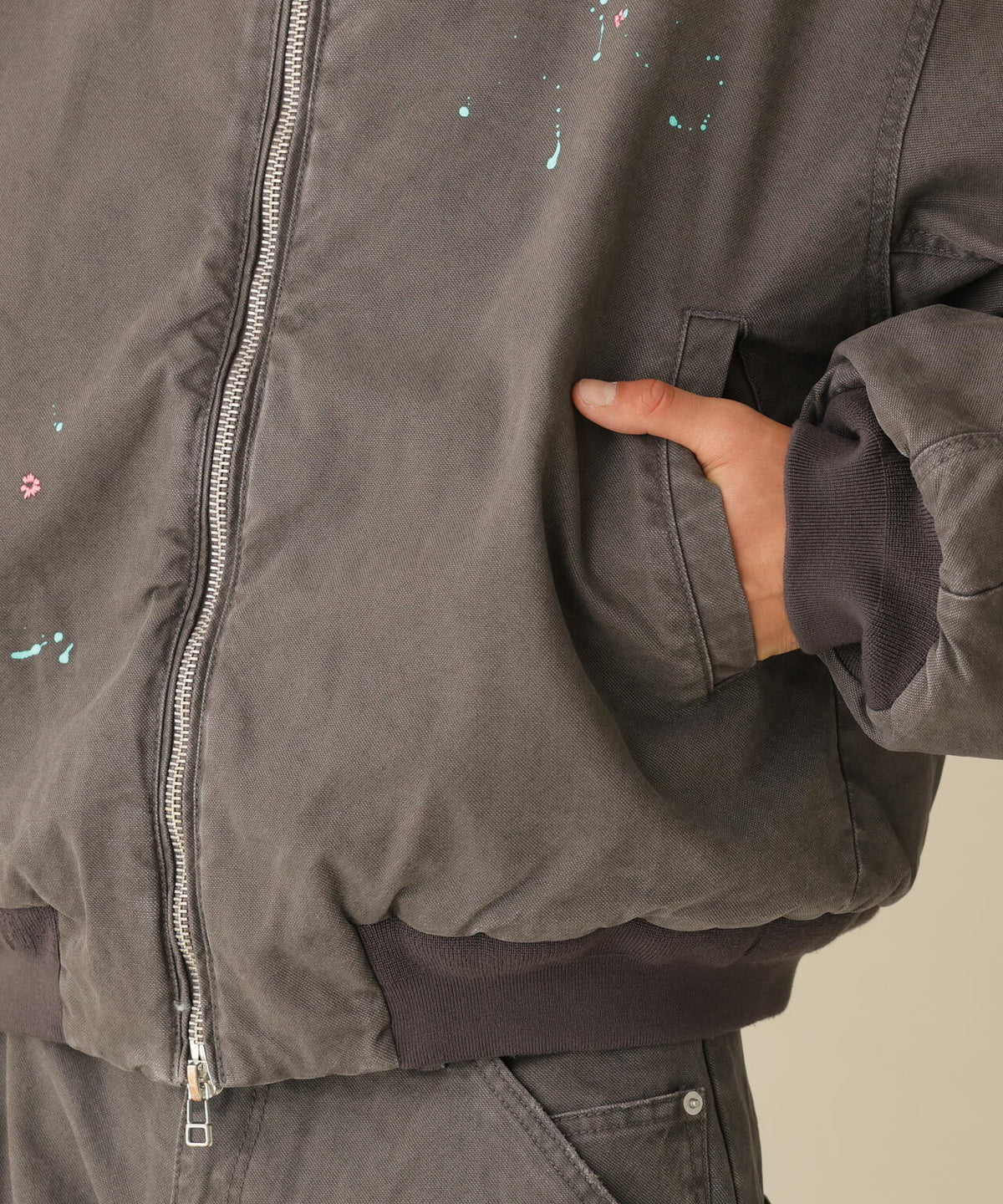 B omnivore/ビーオムニボー DUCK HOOD JACKET ダックフードジャケット